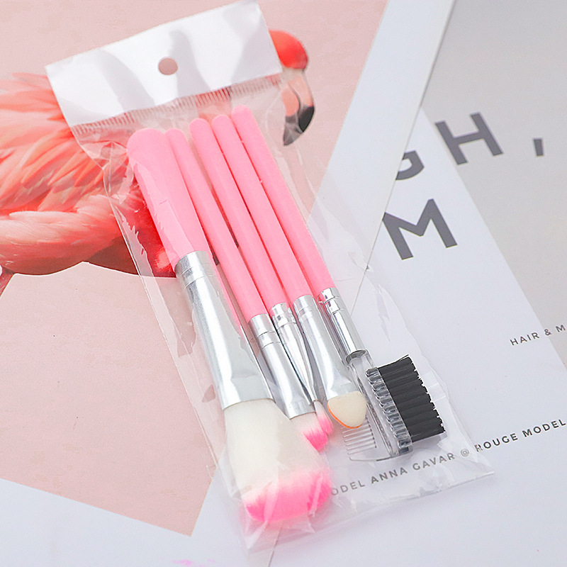 [Hàng mới về] Bộ 5 cây cọ trang điểm phấn mắt má hồng Snailgirl cho người mới bắt đầu