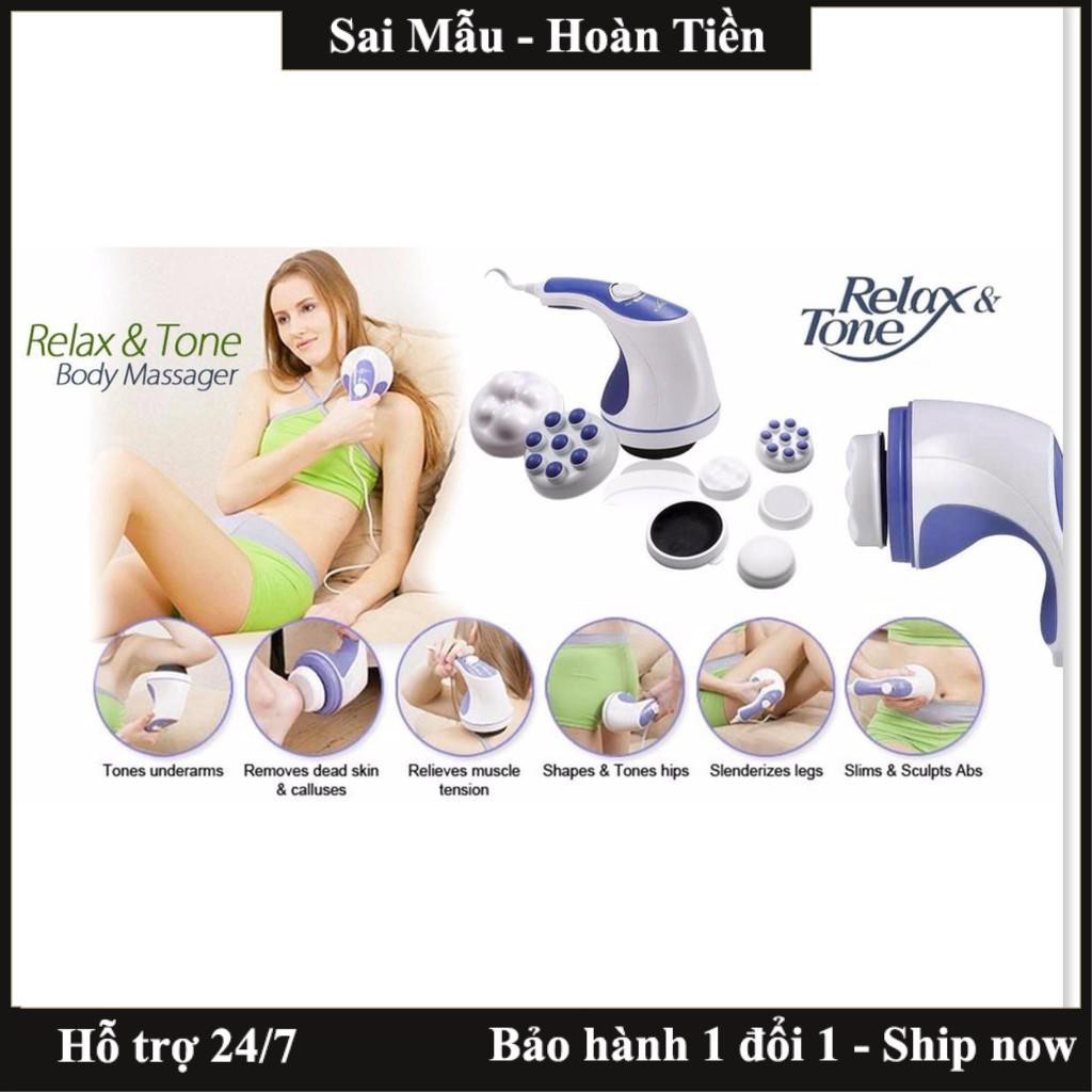 ✔️Máy mát xa cầm tay Relax and Spin Tone nhỏ gọn chất liệu cao cấp giúp lưu thông tuần hoàn khí huyết