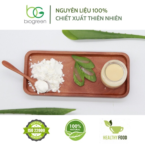 Bột nha đam, bột chiết xuất từ nha đam, lô hội tươi nguyên chất 100% đẹp da, giải nhiệt 50g,100g