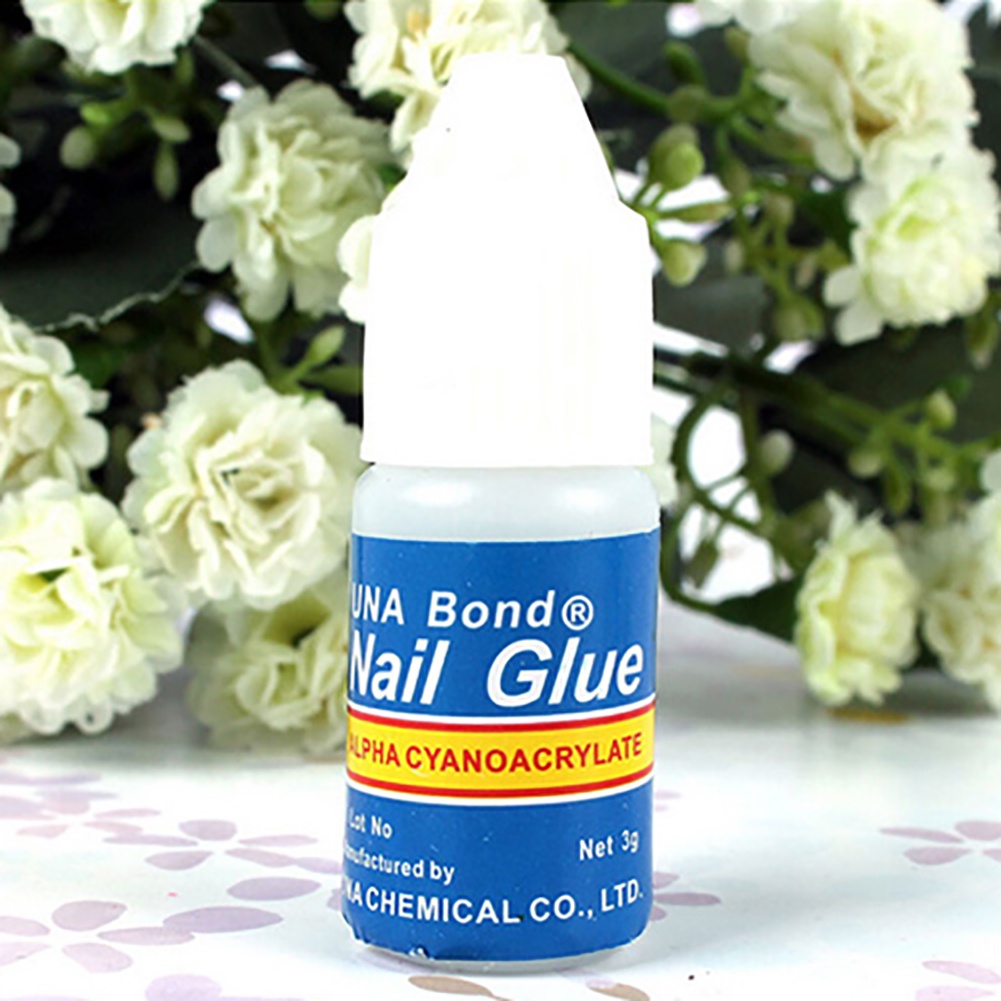 [Hàng mới về] Set 5 lọ keo dán móng tay trong suốt chất lượng cao