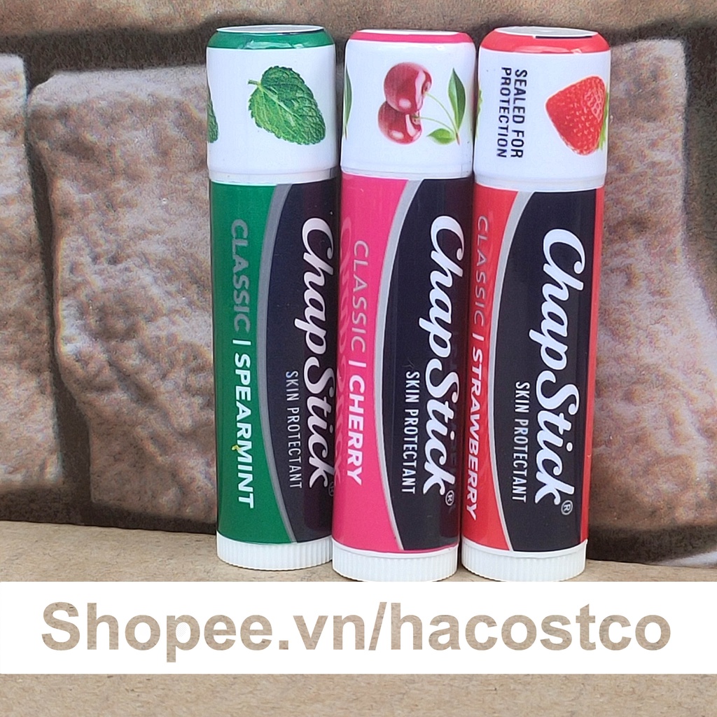 Son dưỡng Chap Stick có nhiều mùi  - Son Chapstick