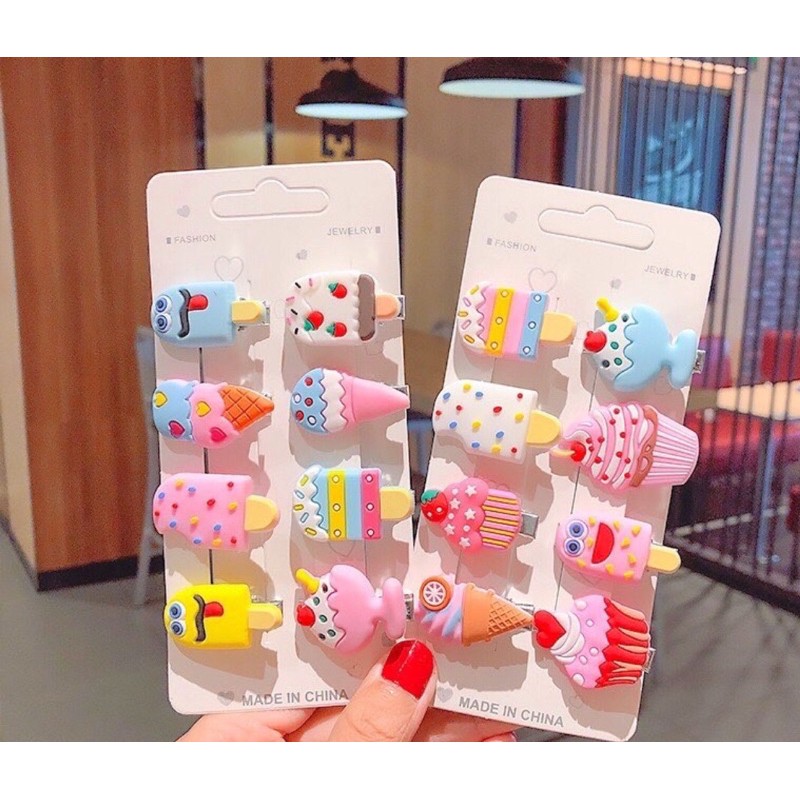 Set 10 cặp tóc kute cho bé yêu
