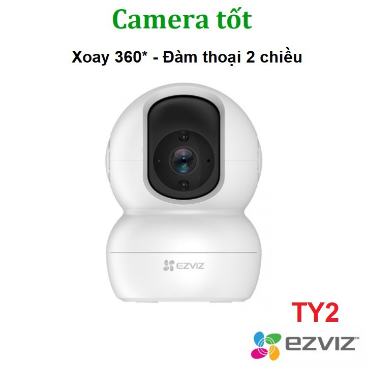 Camera Ezviz TY2 1080p - Xoay 360 độ - Đàm thoại 2 chiều