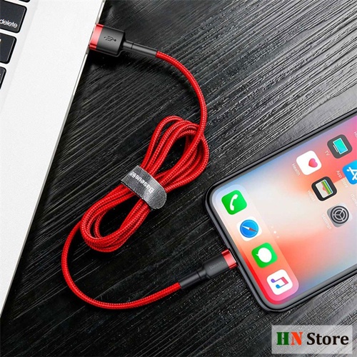 Cáp Dù Baseus 1m 2m Lightning Chính Hãng Siêu Bền
