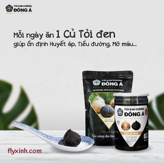 Hộp Tỏi đen kim cương Đông Á - Hộp 200g - Tỏi đen chất lượng Nhật Bản