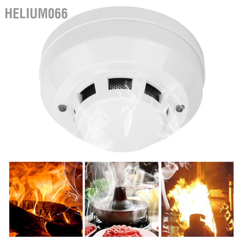 Thiết Bị Báo Khói Báo Cháy Có Dây Cho Đèn LED 9 24V Helium066