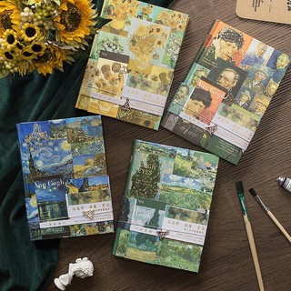 Sổ hoạ tiết tranh Van Gogh