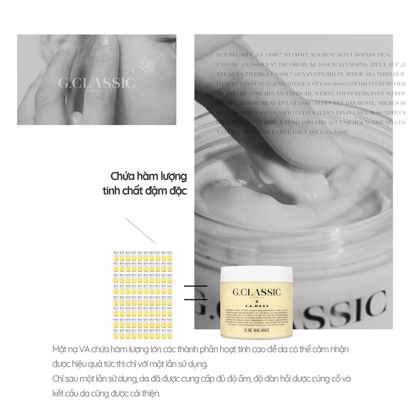 MẶT NẠ V.A MASK BEBALANCE 200G