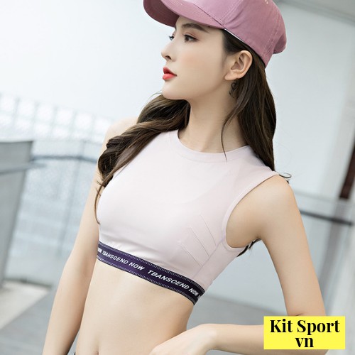 Áo Croptop thun phông ngắn thể thao nữ Transce (Đồ tập gym,yoga) II Kit Sport Việt Nam