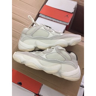 Giày sneaker yeezy500 retro bone white