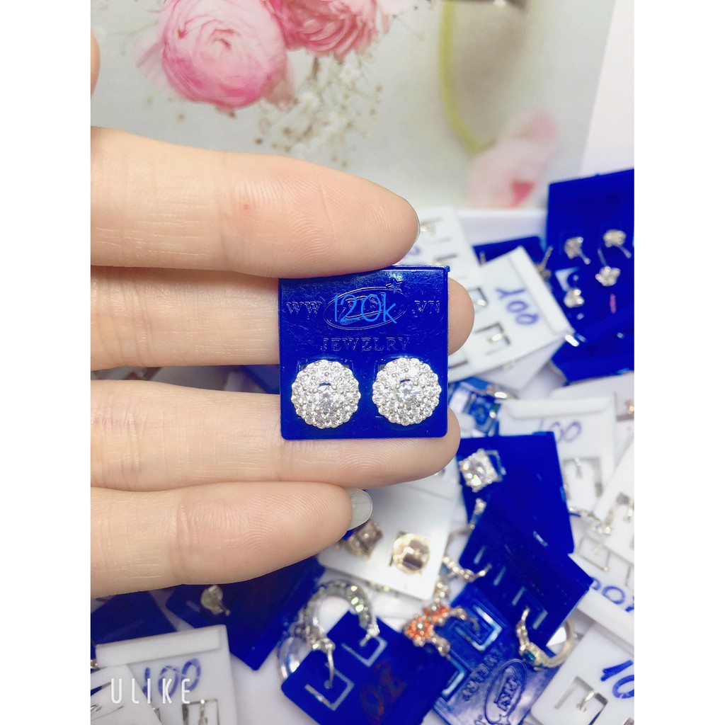 Bông tai bạc ta cao cấp. 02