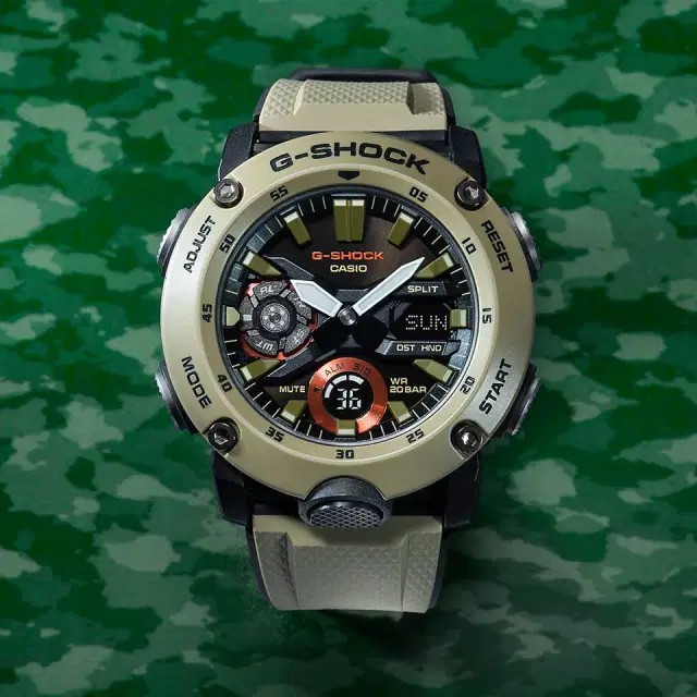 Đồng hồ Casio G-Shock Nam GA-2000-5A chính hãng chống va đập  - Bảo hành 5 năm - Pin trọn đời