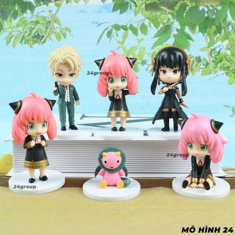 [COMBO] Mô hình nhân vật anime SPY × FAMILY yor loid anya yorger figure hoạt hình spy x family chibi cute dễ thương anya