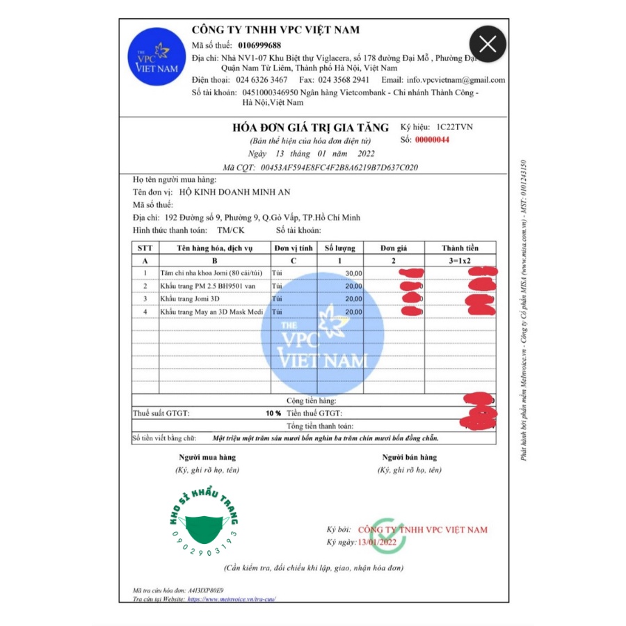 Tăm chỉ kẽ răng Jomi túi 80 cây hàng chính hãng