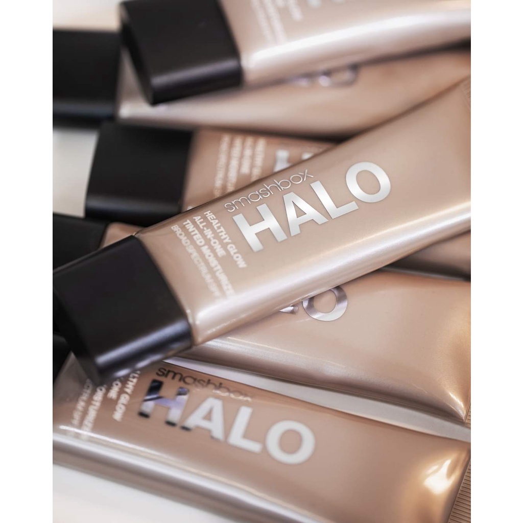 KEM NỀN CÓ DƯỠNG ẨM SMASHBOX HALO HEALTHY GLOW ALL IN ONE TINTED MOISTURIZER BROAD 40ML CHÍNH HÃNG - 9221