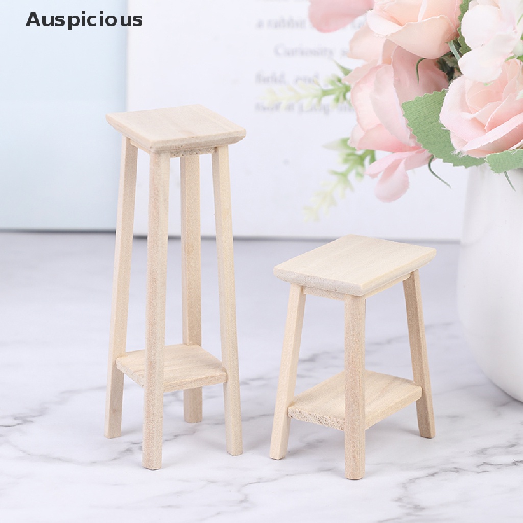 Mô Hình Ghế Gỗ Mini Tỉ Lệ 1: 12 Trang Trí Nhà Búp Bê