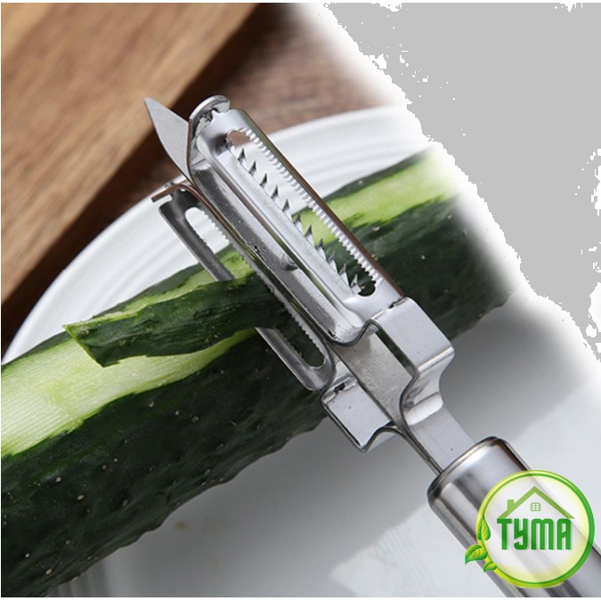 Dao gọt vỏ, dao bào củ quả bằng inox cao cấp,dụng cụ bào sợi đa năng tiết kiệm thời gian GD_Daobao