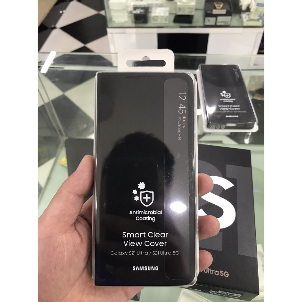 Điện thoại Samsung Galaxy S21 ultra 5G 128GB/12GB  [Kèm bao da Clear View Cover chính hãng] | BigBuy360 - bigbuy360.vn