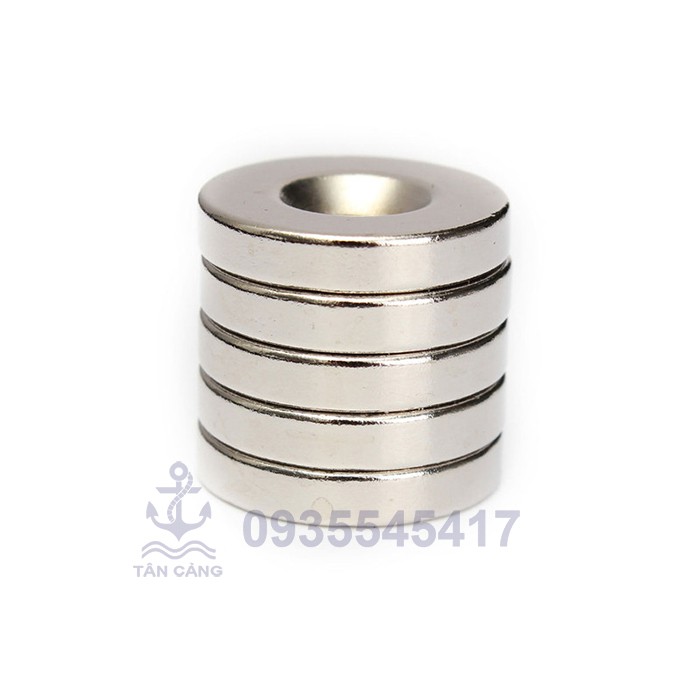 Nam châm tròn có lỗ 20x4 mm