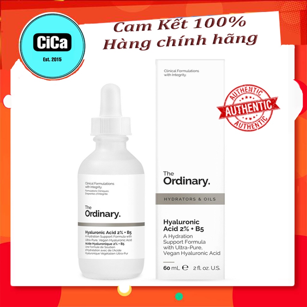 Tinh Chất Cấp Ẩm Hồi Phục The Ordinary Hyaluronic Acid 2% + B5 - The Ordinary 60ml-30ml SerumThe Ordinary