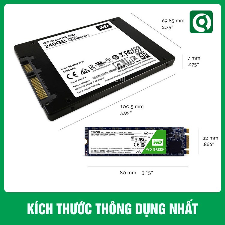 Ổ Cứng SSD WD Green 240GB 3D NAND - Chính Hãng | BigBuy360 - bigbuy360.vn