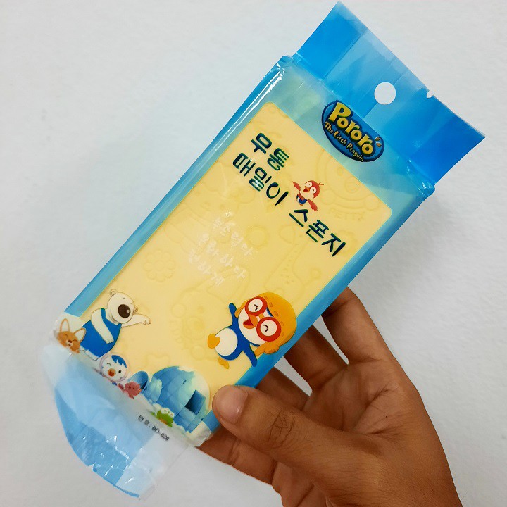 Mút tắm kì ghét Hàn Quốc PORORO nhiều màu dễ thương (MT04)