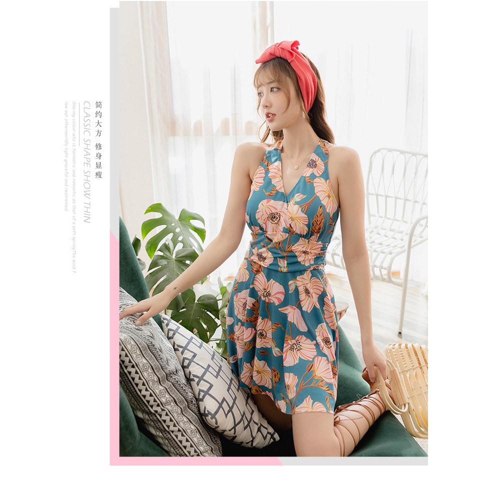 Có Video (Big Size) Bikini Đồ Bơi 1 Mảnh Dạng Váy Phong Cách Hàn Quốc | BigBuy360 - bigbuy360.vn