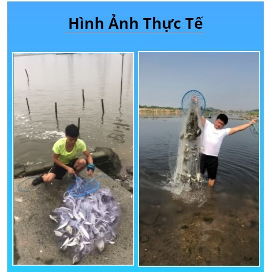 Chài cá thông minh X2000, chài cước rút đánh bắt cá 4.2m ném nhẹ là tự bung cước dẻo dai chịu lực cao cấp