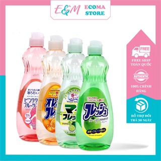 Nước rửa chén bát rau quả hữu cơ sinh học siêu sạch nhật bản rocket 600ml ecoma