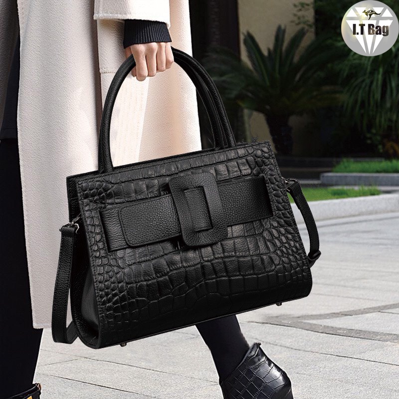 Túi xách nữ công sở cao cấp ❤️ Freeship ❤️  túi da nữ quảng châu thời trang size 28cm sành điệu