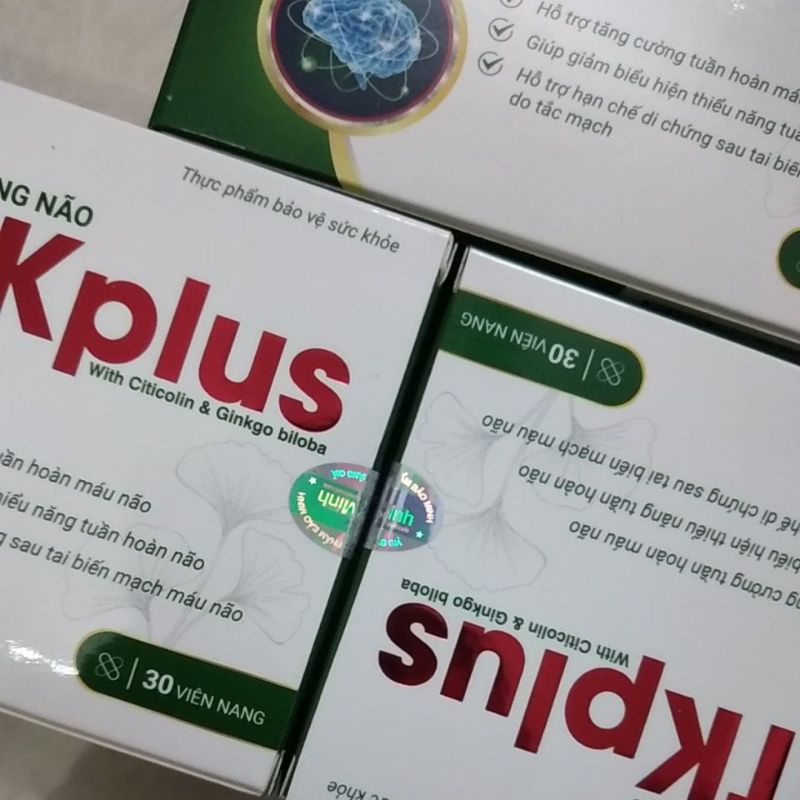 Khang não TKplus hộp 30 viên bổ não - TK plus -Bảo Minh