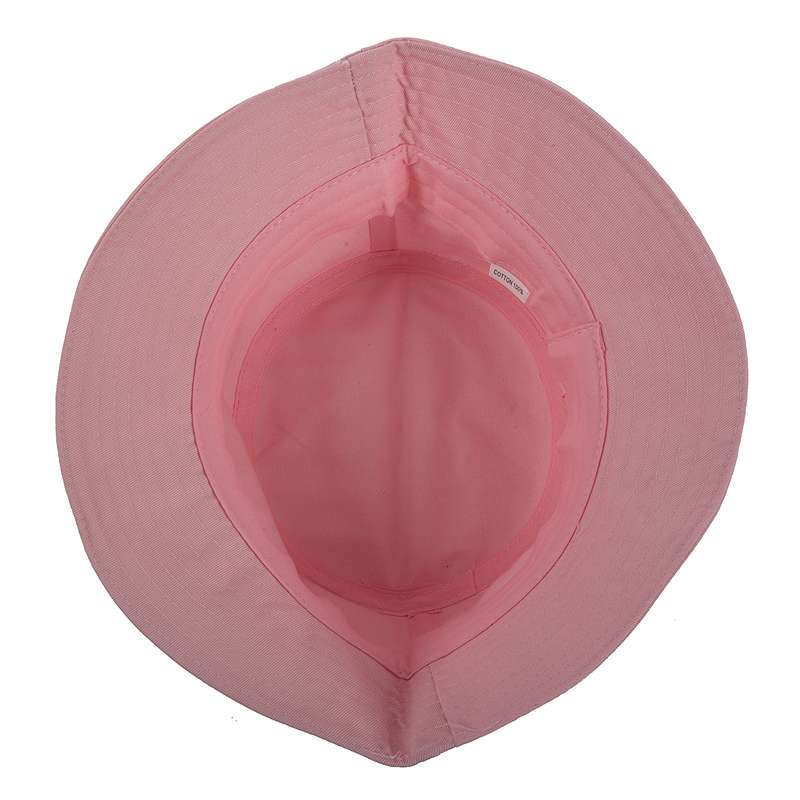 Mũ Tai Bèo Cotton Màu Hồng Thời Trang Mùa Hè Dành Cho Người Lớn