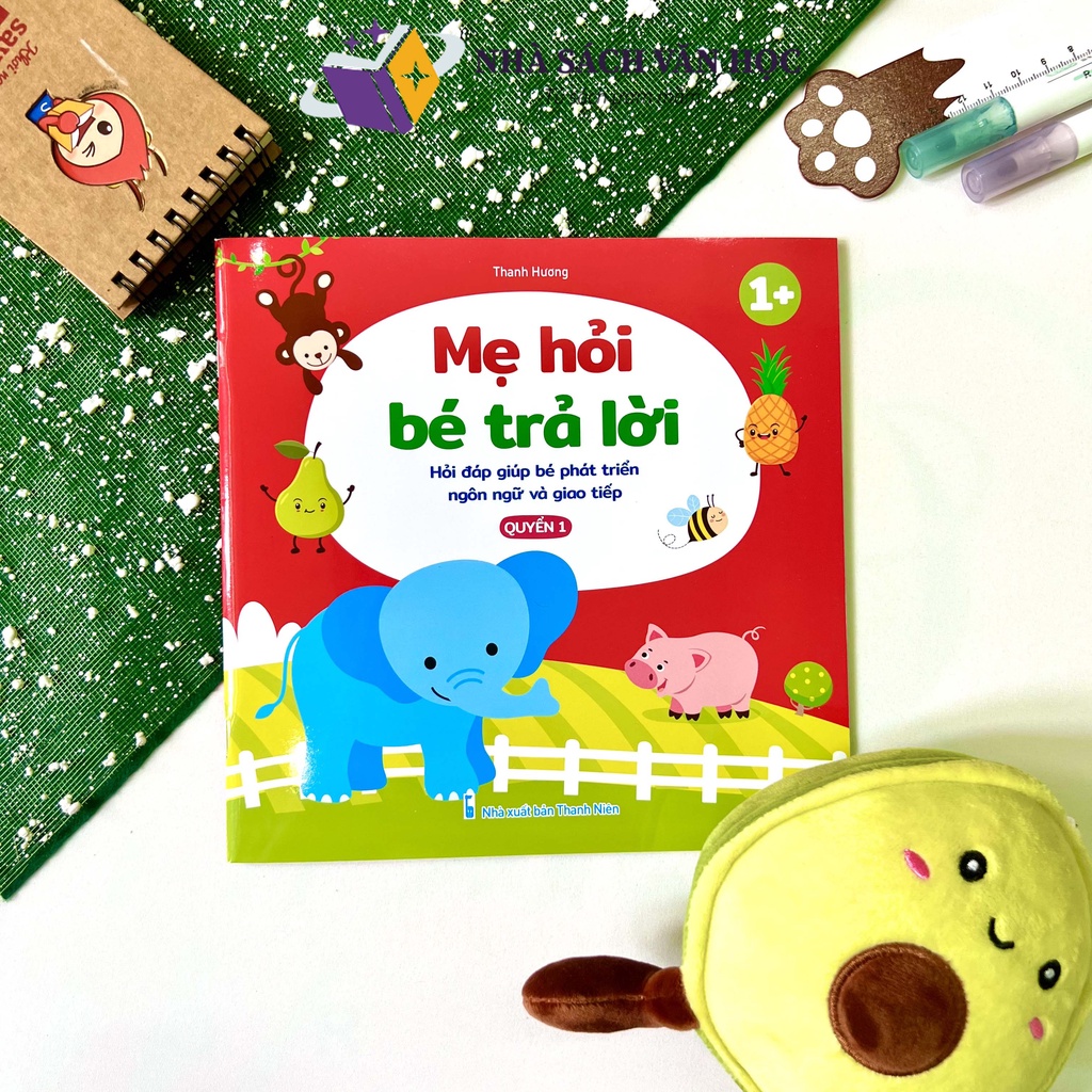 Sách - Mẹ Hỏi Bé Trả Lời - Combo 3 Quyển - Hỏi Đáp Giúp Bé Phát Triển Ngôn Ngữ Và Giao Tiếp