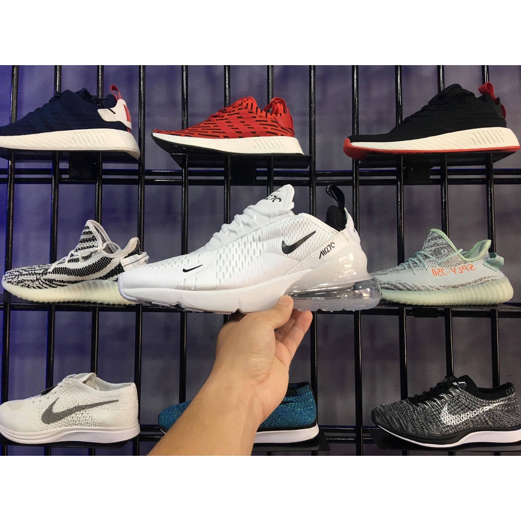 Giày Thể Thao Air Max 270 Full Trắng Cổ Thấp Phù Hợp Cho Nam Và Nữ Clever Man Store