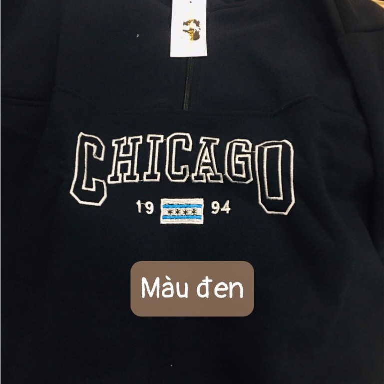 🍂 [HÀNG SẴN]ÁO NỈ SWEATER CỔ POLO xanh dương form oversize | BigBuy360 - bigbuy360.vn