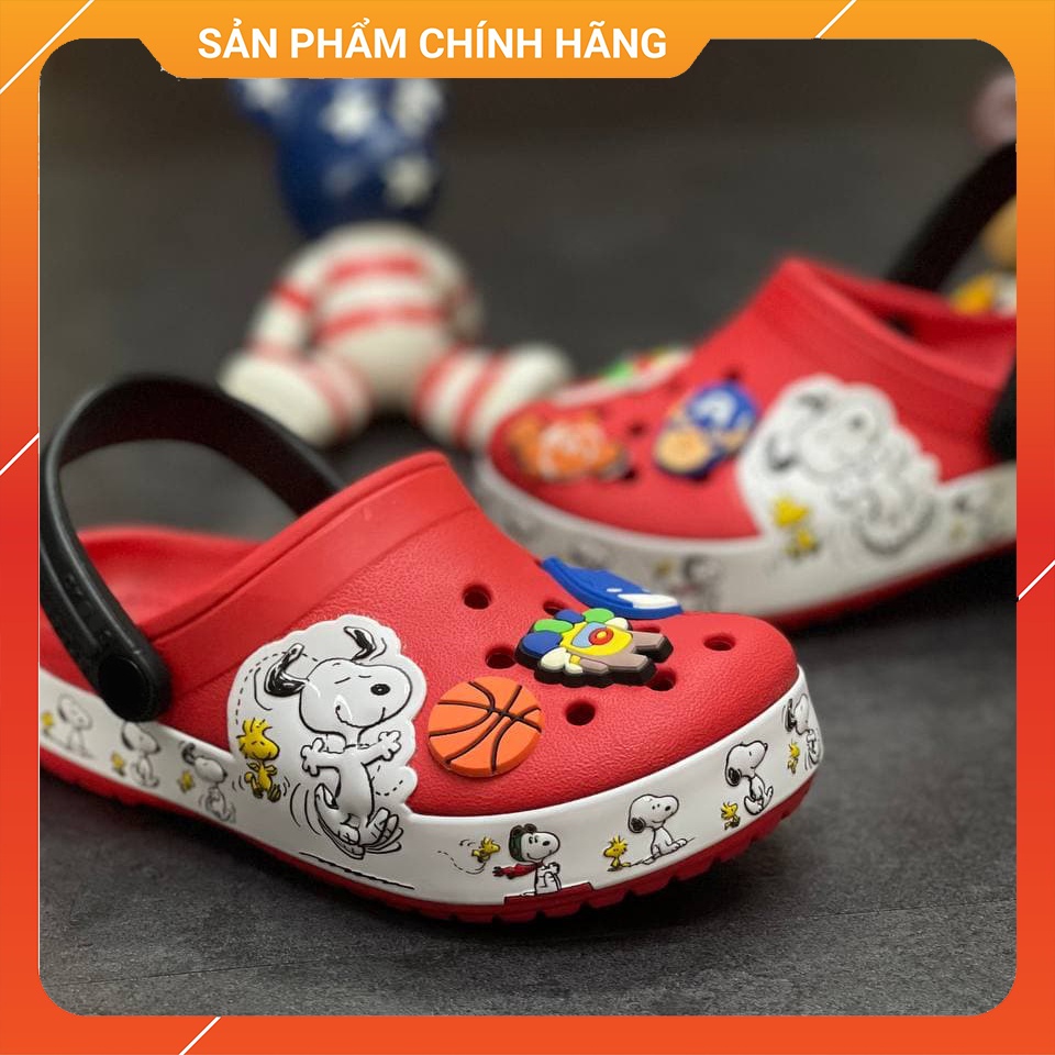 Dép Crocs Band Trẻ Em Sno.py Band Kids, Thiết kế đúc nguyên đôi chắc chắn, Đi mưa đi nước, Hạn chế trơn tốt