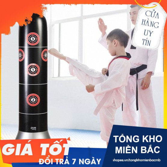 Bao trụ đấm bốc tự cân bằng- kèm bơm