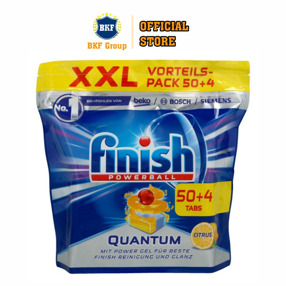 Viên rửa bát Finish Quantum 54 - Quantum ultimate - Loại cao cấp nhất - Nhập Đức