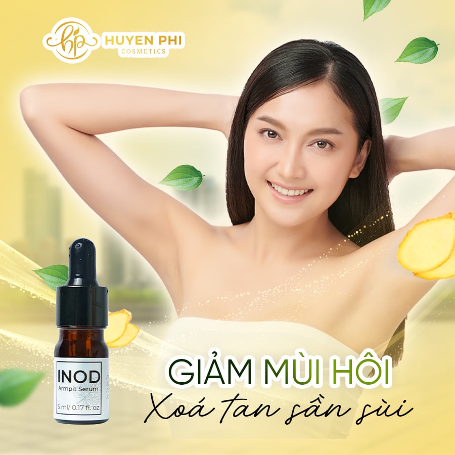 Triệt hôi nách Serum INOD Huyền Phi 5ml - hết mùi hôi nách, hôi chân, hôi cơ thể ngay từ lần đầu sử dụng