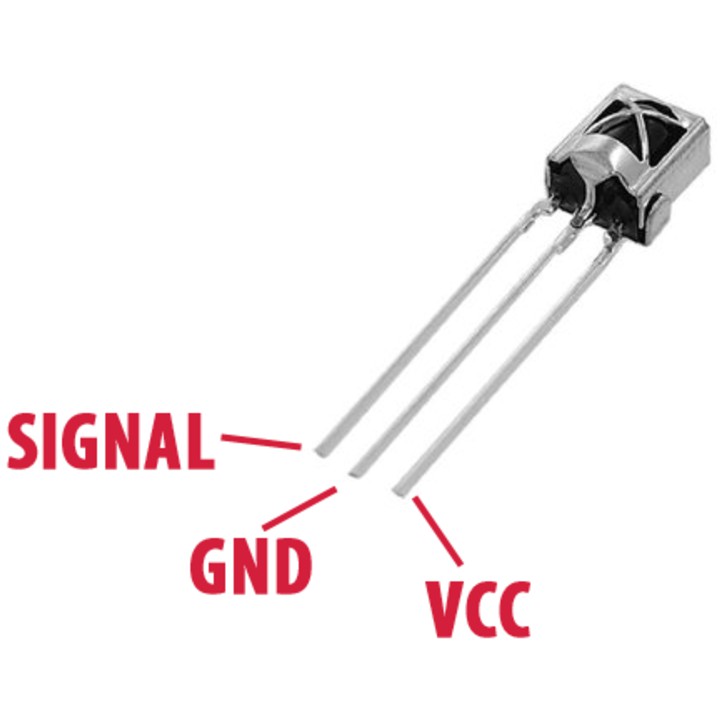 Mắt thu hồng ngoại vỏ nhôm VS1838B/HX1838B -G6