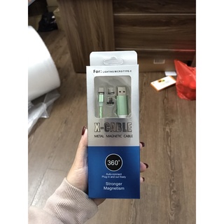[SẠC NHANH, SIÊU BỀN] Dây cáp sạc nam châm có đèn Led