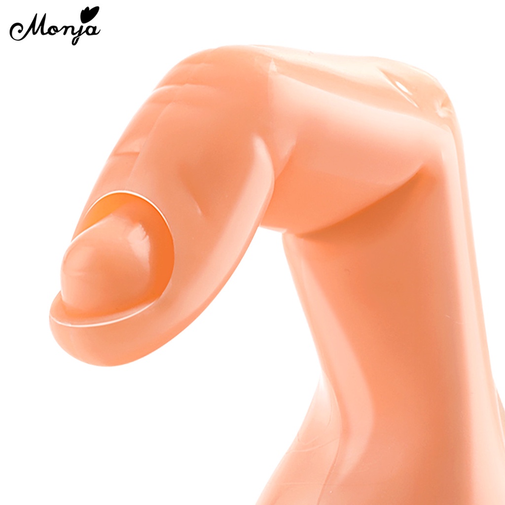 MONJA [Hàng mới về] Bộ 1/2/5 ngón tay giả dùng để luyện tập vẽ móng acrylic tiện lợi