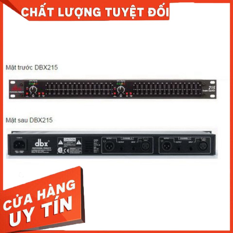 [HÀNG CHẤT LƯỢNG] Đầu lọc xì Equalizer dbx 215 ( đen ) - hàng chất lượng, giá tốt nhất TQ