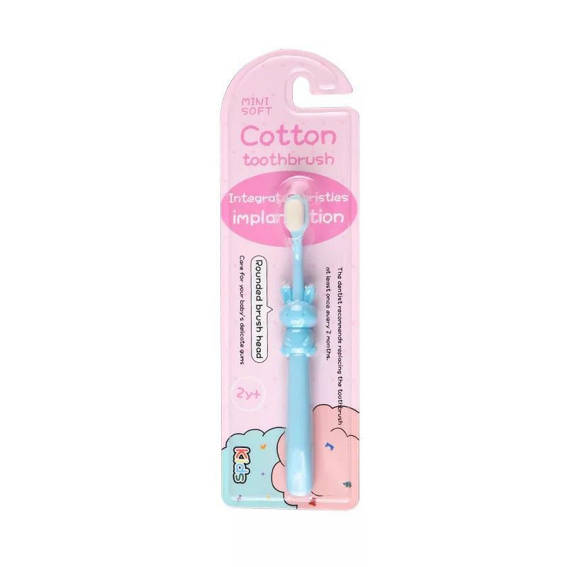 PVN33186 Bàn chải đánh răng hình thú lông cotton siêu mềm cho bé T2
