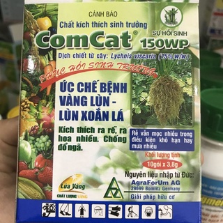 Chất kích thích tăng trưởng ComCat 150WP- Phục hồi sinh trưởng , Kích thích ra rễ gói 3.8gr