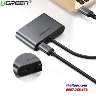Cáp USB C To HDMI và VGA Ugreen 50505