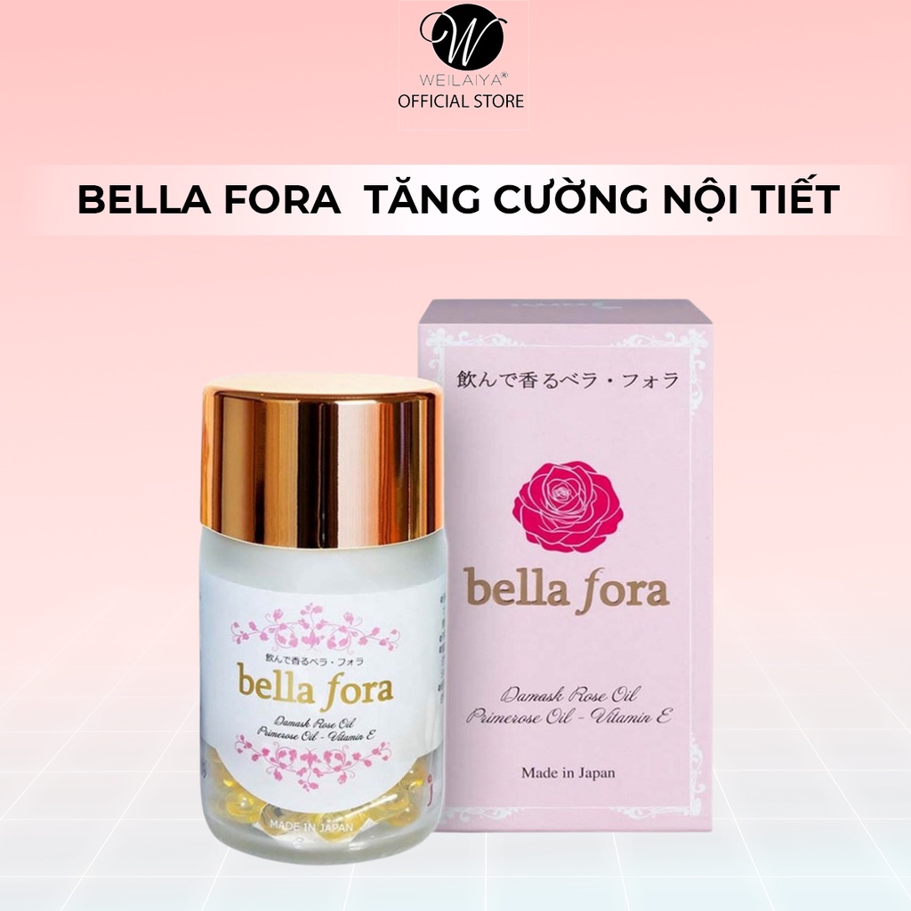Viên uống tăng cường nội tiết tinh chất hoa hồng Bella Fora, tỏa hương tự thân cơ thể Nhật Bản 1 thumbnail