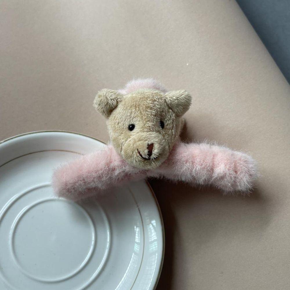 Kẹp Tóc Hình Gấu / Cá Mập Dễ Thương Phong Cách Retro Thời Trang Thu Đông Cho Nữ