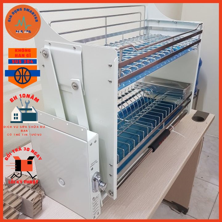 Giá Bát Nâng Hạ Inox 304 Bảo Hành Trọn Đời - Hộ Trợ Lắp Đặt