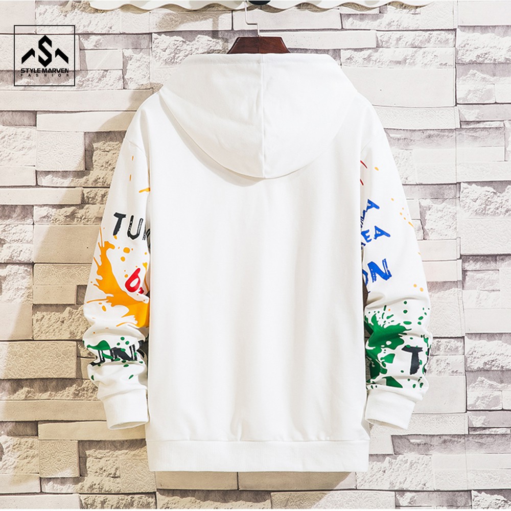 Áo nỉ nam nữ dài tay in họa tiết STYLE MARVEN hoodie unisex basic trẻ trung, cá tính - AO GHEP